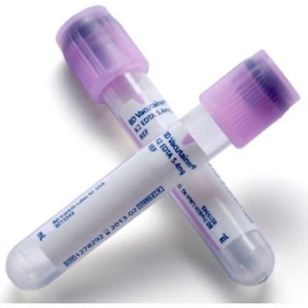 BECTON, DICKINSON AND CO BD Vacutainer Venous Blood Collection Tube 14, 1/2inW X 3-5/16inH 367863BX